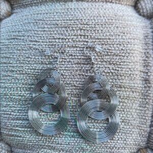 Elegant Silver Hoop Earrings